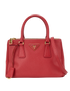 Small Galleria Top Handle, &pound;550, Handbags, Red, Leather, Front view